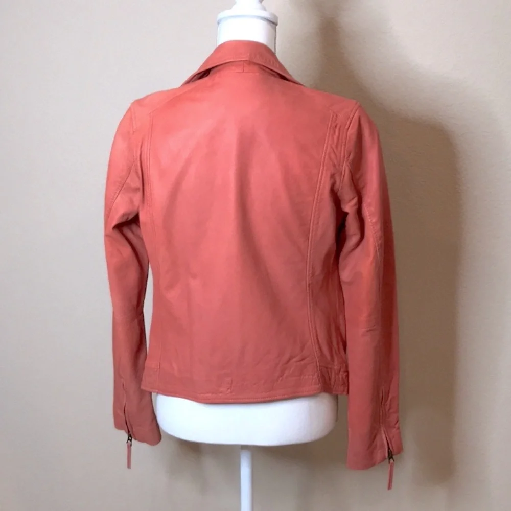 LUCKY BRAND Leather Moto Jacket - Picture 5 of 16